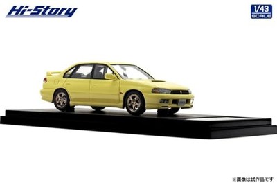 Hi Story 1/43 SUBARU LEGACY RS 1997 cashmere Yellow Diecast Car