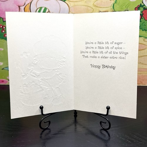 Rare Vintage Strawberry Shortcake Birthday Geeeting Card 1986 - Picture 2 of 21