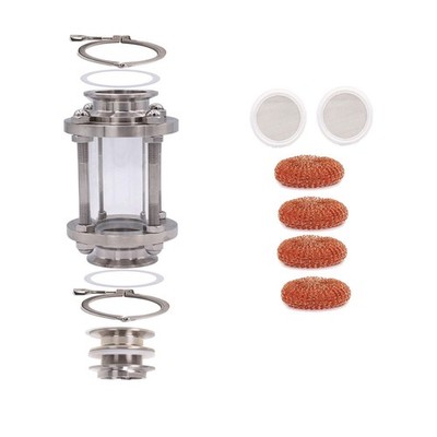 2'' Tri Clover Sight Glass Gin Botanical Kit for AlcoEngine Reflux/ Pot Still