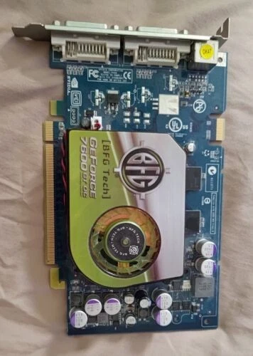 NVIDIA GeForce 7600 GT NVIDIA 256 MB Memory Computer Graphics