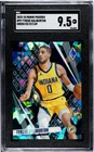 2023 Panini Phoenix Basketball Tyrese Haliburton #99 Green Ice 087/149 SGC 9.5