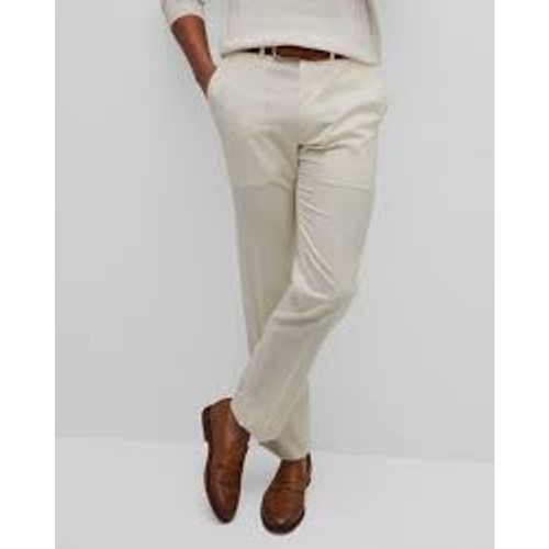 Brioni, BRIONI Men's Pant in White Size 40 R Chino Casual Preppy Designer Luxury