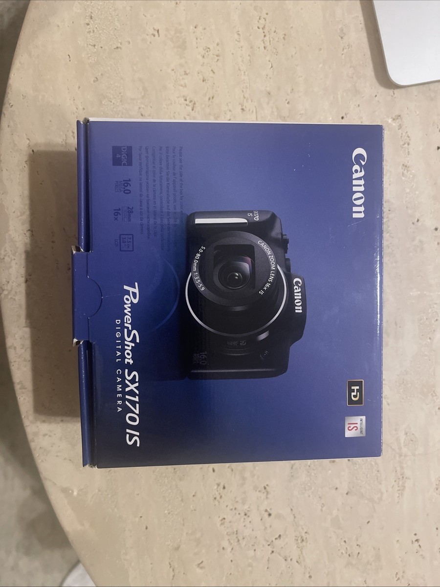 Canon PowerShot SX170 IS ブラック 美品 Canon PowerShot SX170 IS 16.0MP Digital Camera - Black for sale