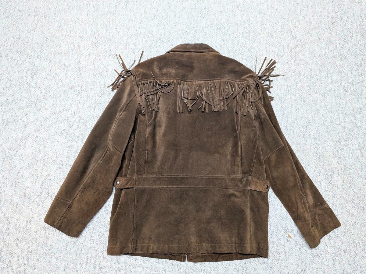 ジャケット・アウター 90s banana republic suede leather tracke VTG 90's Banana Republic Distressed Leather Suede Brown Bomber