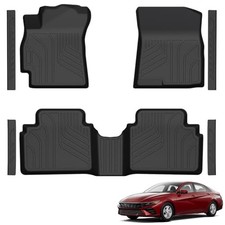 Floor Mats for 2021-2026 Hyundai Elantra Not for Hybrid  Elantra N, TPE All
