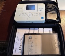 Canon Selphy CP910 WI/FI With Case, !nk, Picture Sheets 62 countwo