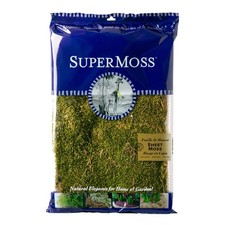 SuperMoss 21582 Sheet Moss Dried, 200 in3 Bag Appx. 8oz , Natural Dried