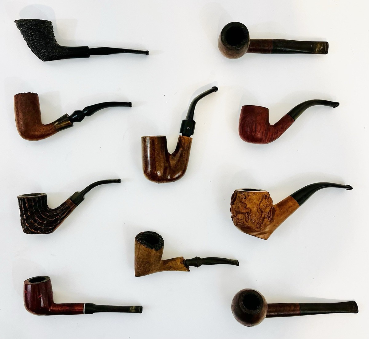 Vintage Tobacco Pipes - Estate Lot of 10 Pipes