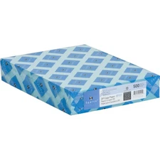 Pastel Color Copy Paper, 8.5"x11", 20 lb., Blue, 500 Sheets