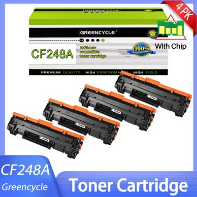 4PK CF248A 48A Toner Cartridge for HP LaserJet Pro MFP M28W M28A M29W M29A INK
