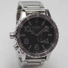 Nixon 51-30 Tide Watch High Polish Used Battery 19cm Wrist