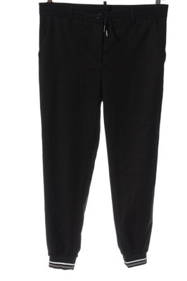 IMP DELUXE Stoffhose Damen Hose Gr. DE 36 schwarz-weiß Casual-Look