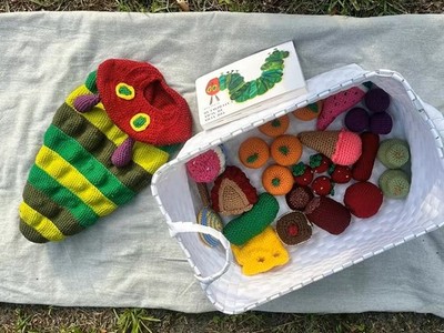 Crochet Toys Handmade- The Very Hungry Caterpillar - Story Book Character