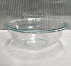 Pyrex #325 2.5Qt 9.75" Nesting Mixing Bowl Clear with Blue Tint Made in USA