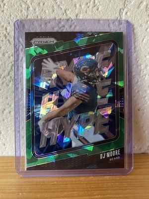 2024 Panini Prizm - Hype D.J. Moore #15 Green Ice Prizm Bears