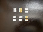 Set of (2) Nano Sim Card Byspass Activation screen Apple iPhone (Iphone 5-13)