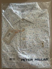 TPC SAWGRASS PLAYERS Peter Millar MEDIUM Summer Comfort Golf Shirt Men’s Top 100