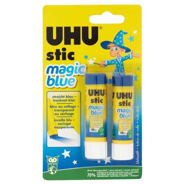 UHU Stic Magic Klebestift Ohne LöSungsmittel 2 StüCk 8,2G Blisterpackung-image