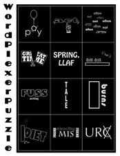 Word Plexer Puzzle: Picture Word Plexers Puzzles, puzzles are sometimes called w