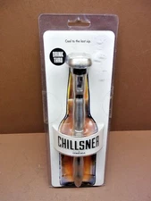 CHILLSNER by Corkcicle Drink Thru Beer Chiller New Unopened Package USA COOL!