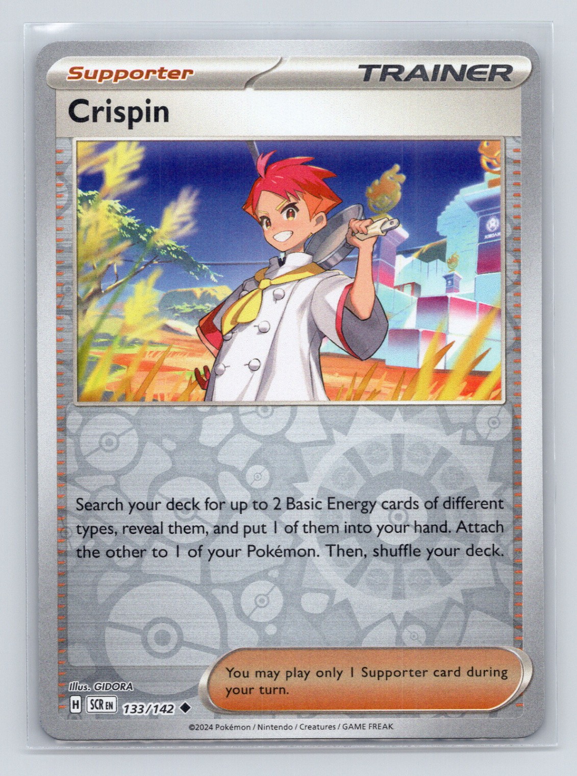 Pokémon TCG Crispin - 133/142 SV07: Stellar Crown Reverse Holo NM