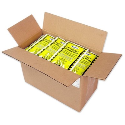 5- Shelf Life Mayday Water Pouches - Leak-Proof Survival Essential, 50 Pack