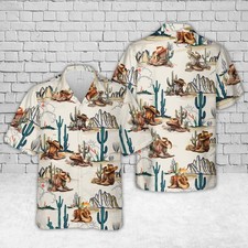 Cowboy Boots Hawaiian Shirt