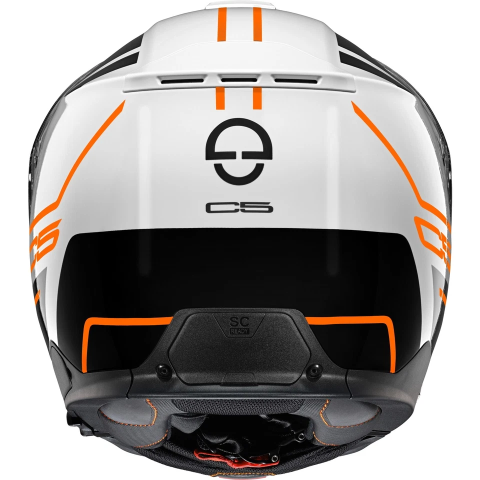 Schuberth C5 Klapphelm Master Orange Motorradhelm Sturzhelm mit Sonnenblende - Bild 2 von 4