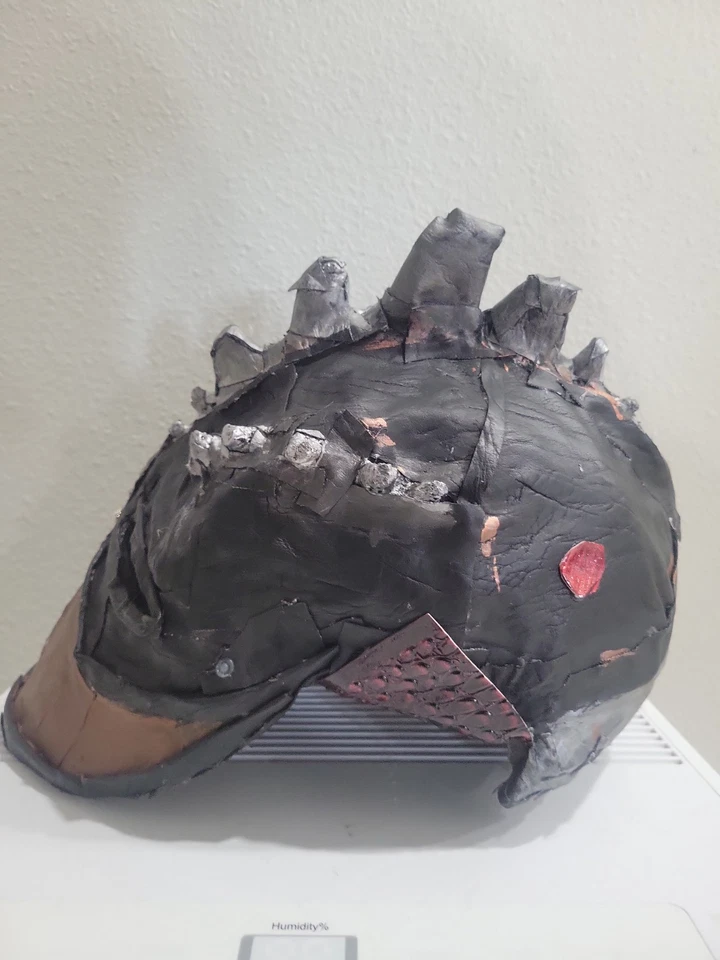 Máscara Cosplay Hipo Hecha a Mano de Httyd 2, 13 pulgadas de Alto, 10 pulgadas de Ancho, Funcional Foto 4 de 4