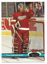 TIM CHEVELDAE 1991-92 STADIUM CLUB CARD NEAR MINT CONDITION
