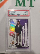 2024 Prestige Aaron Jones NFL Drip CASE HIT #DAJS PSA10