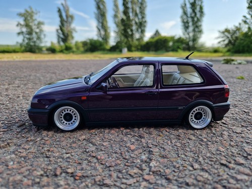 1:18 VW Golf 3 VR6 Syncro Tiefer Tuning mit 15 Zoll Stahlfelgen Echt Alu Felgen - Picture 2 of 4
