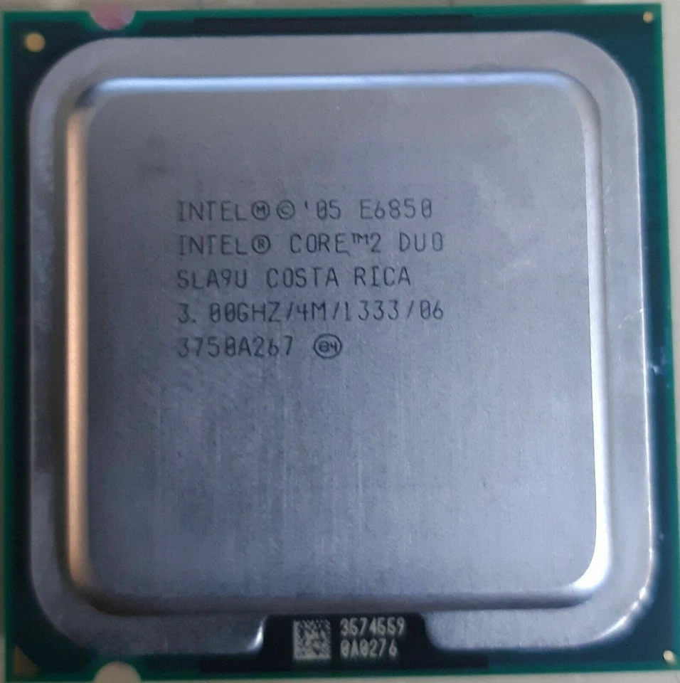 Intel Core 2 Duo E6850 Processor 3GHz LGA 775/Socket T CPU 65W 1333MHz - Image 4 of 4