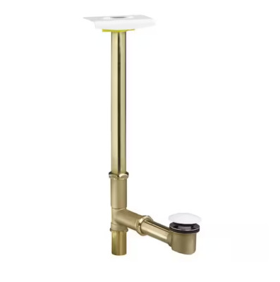 American Standard  1599.205.020 Max 1-1/2 in. Brass Deep Soak Drain in White NEW
