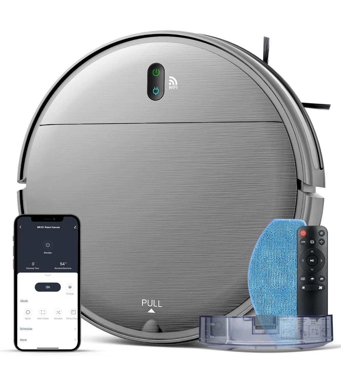 Robot Vacuum and Mop Combo, 2 in 1 Mopping Robot Vacuum