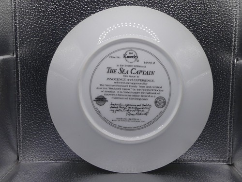 Knowles The Sea Captain 1991 Innocence And Experience Decorative Collector Plate - Picture 4 of 11