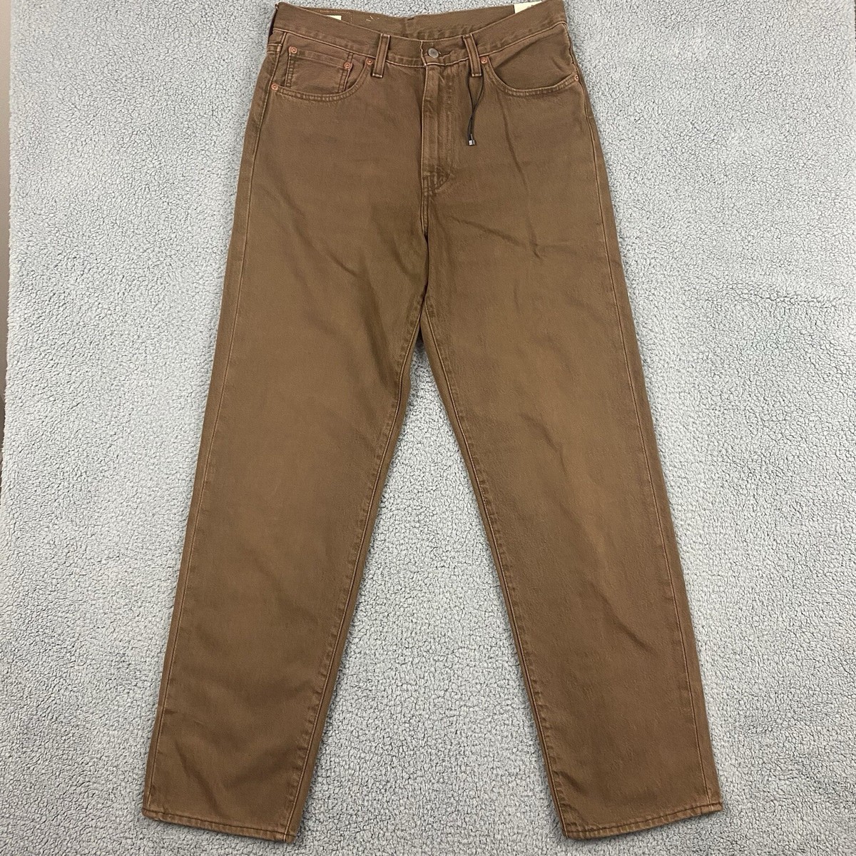 パンツ L Levi's 568 Jeans Mens 32x34 (Fits 33x33) Brown Flex Baggy Loose