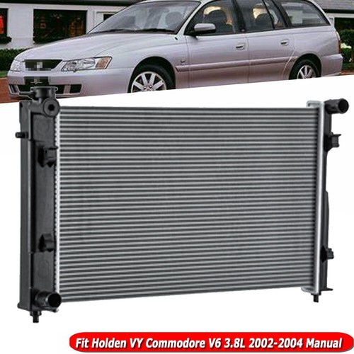 Premium Radiator For Holden VY Commodore V6 3.8L 2002 2003 2004 MT - Picture 1 of 13