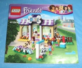 LEGO Friends 41124 Heartlake Puppy Daycare Instruction Manual Book Only