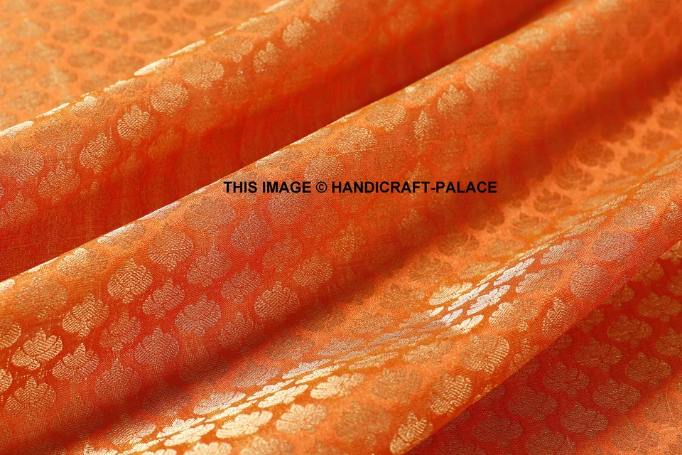 1 Yard Silk Fabric Brocade Sewing Fabric Women's Craft Fashion Clothing Fabric - Image 2 of 3