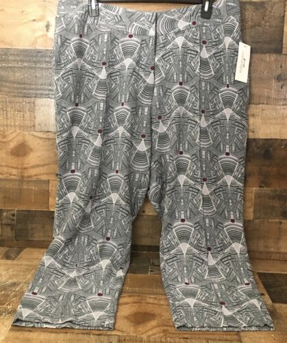Seven 7 Melissa McCarthy Women 2X Comfy Wide Leg Palazzo Flat Front Pants NWT