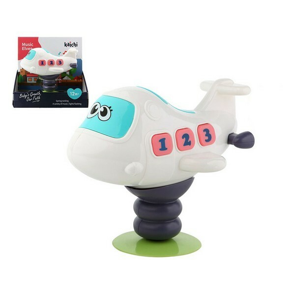 Avion interactif à son et lumière pour occuper intelligemment votre enfant sans écran