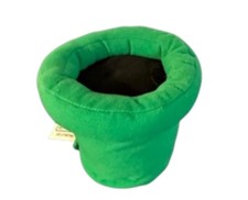 Nintendo Super Mario Bros Green Warp Pipe 5" Plush With Sound Effects 2016