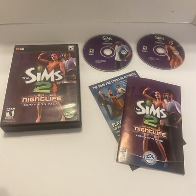 The Sims 2 Nightlife PC Game Expansion Pack 2005 Complete The Sims 2 Nightlife PC Game Expansion Pack 2005 Complete