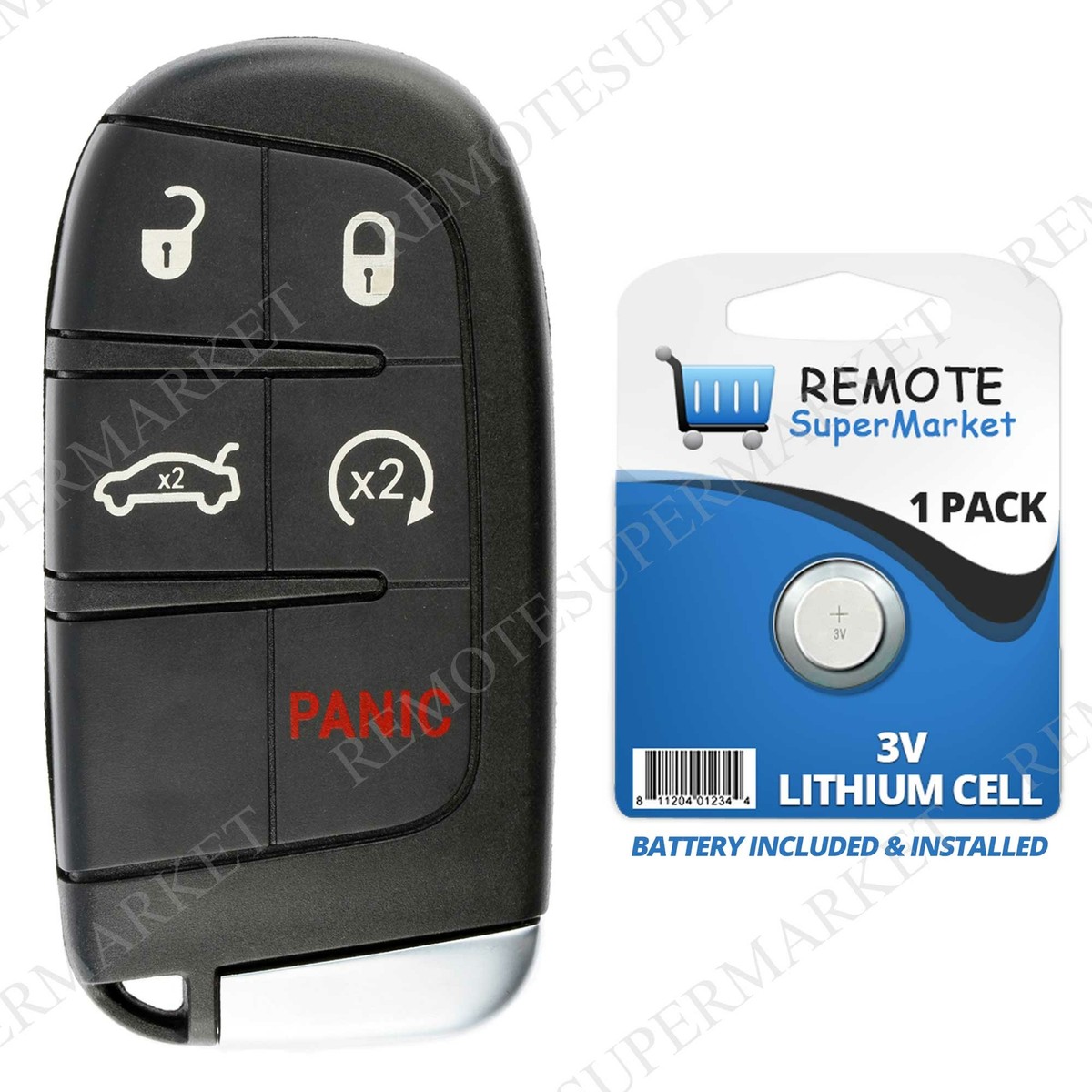 Replacement Keyless Entry Remote Car Key Fob M3M-40821302 433MHz 46 Chip 4 Button For Dodge Charger Chrysler 300 2011 2012 2013 2014 2015 2016 201