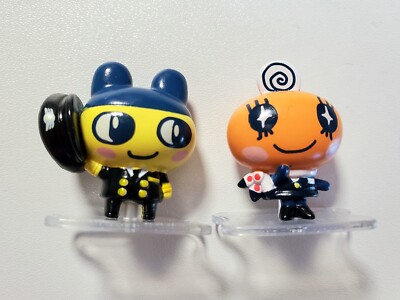 Tamagotchi Figures Mametchi and Memetchi Set NEW Bandai JAL collab