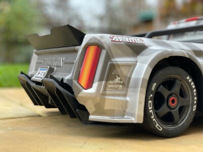 Arrma Infraction Heckflügel Spoiler Low Profile Kofferraum Kofferraum Lippe V1 V2