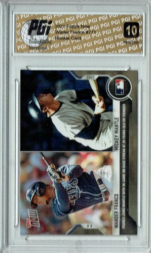Wander Franco 2021 Topps Now #771 Mickey Mantle PRISTINE Rookie Card PGI 10