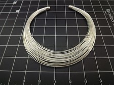 STERLING SILVER CHOCKER NECKLACE 158 GRAMS OVER 5 OUNCE