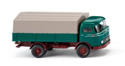 Wiking 043403 - 1/87 Pritschen-Lkw (MB LP 321) - Opalgrün - Neu - Bild 1 von 1